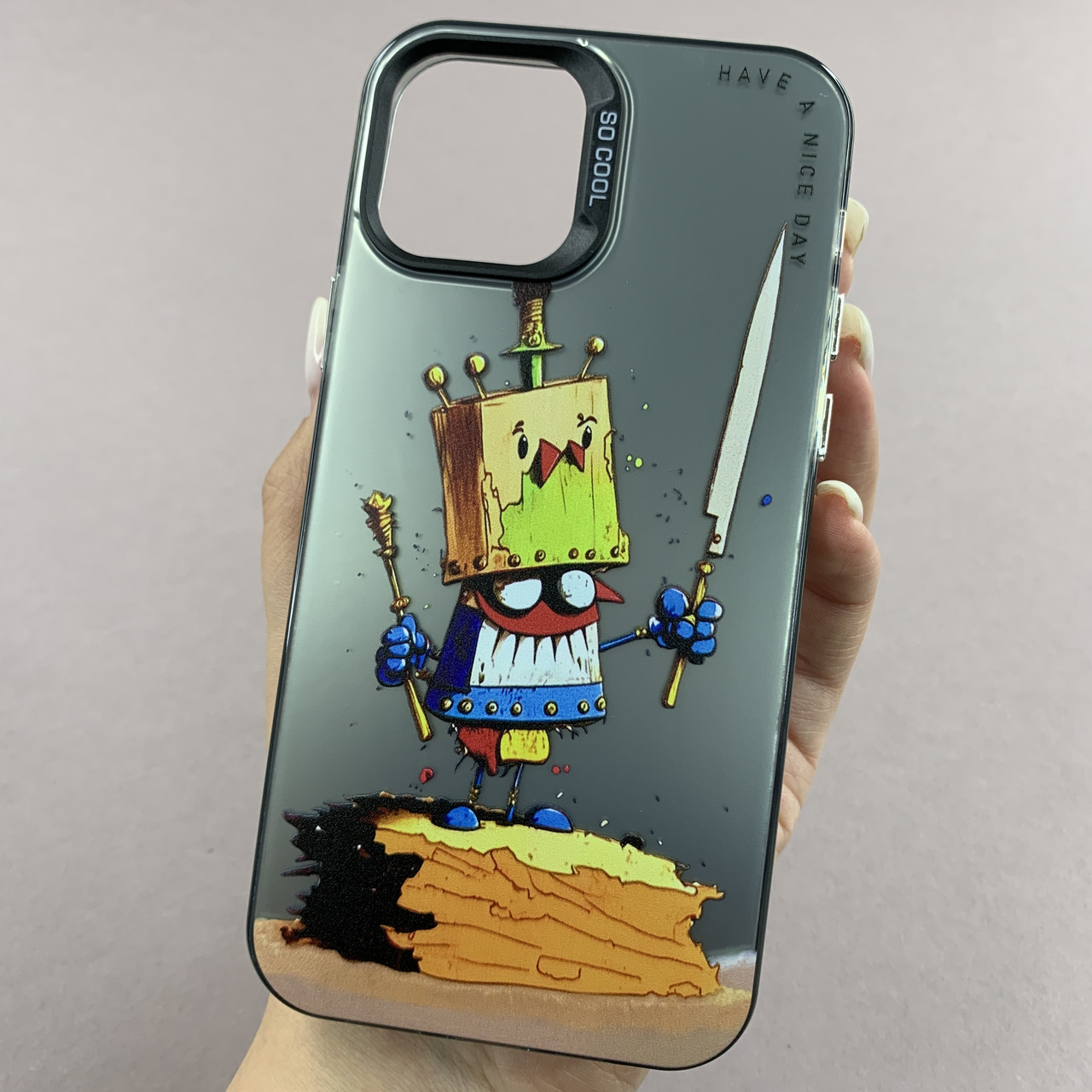 Чохол для Apple iPhone 12 чохол з принтом Pikeman на телефон айфон 12 чорний x0w