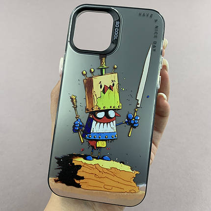 Чохол для Apple iPhone 12 чохол з принтом Pikeman на телефон айфон 12 чорний x0w, фото 1