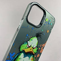 Чохол для Apple iPhone 12 чохол з принтом качки на телефон айфон 12 чорний x0w, фото 4