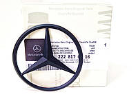 Эмблема Mercedes A2228170016 W222 New-S series Черный матовый
