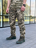 Тактические военные мужские штаны пиксель всу Grifon водоотталкивающие, Брюки полевые рип стоп демисезонные