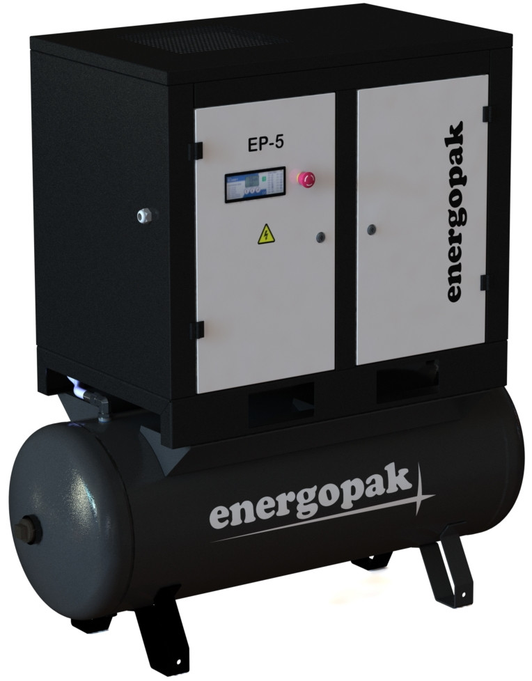 Гвинтовий компресор Energopak EP 5-T500 з ресивером 500л, фото 1