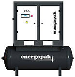 Гвинтовий компресор Energopak EP 5-T500 з ресивером 500л, фото 2