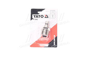 Швидкознимний наконечник из зовниш. ризьбленням o = 1/2" (YATO) YT-2402 UA59