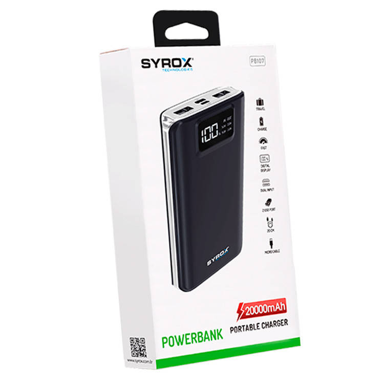 Power Bank Syrox PB107 (20 000 mAh), фото 2