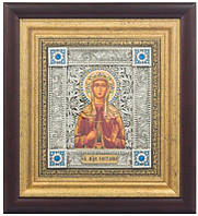 Икона "Святая мученица Светлана (Фотиния)" серебряная