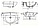 Тумба Вісла Т-4 підлогова біла з умивальником Фрея 55 см, фото 7
