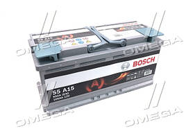 Акумулятор 105Ah-12v BOSCH AGM (S5A15) (394х175х190), R, EN 950 0092S5A150 UA59