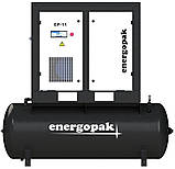 Гвинтовий компресор Energopak EP 11-T500 з ресивером 500л, фото 2