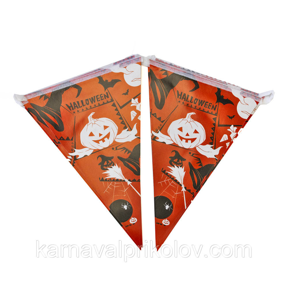 Гірлянда Хеллоуїн прапорці №34