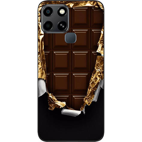 Силіконовий чохол Case для Infinix Smart 6 з картинкою Шоколад, фото 1