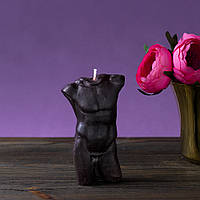 Декоративная свеча фигурная торс Мужчины 12925 (шоколадная)