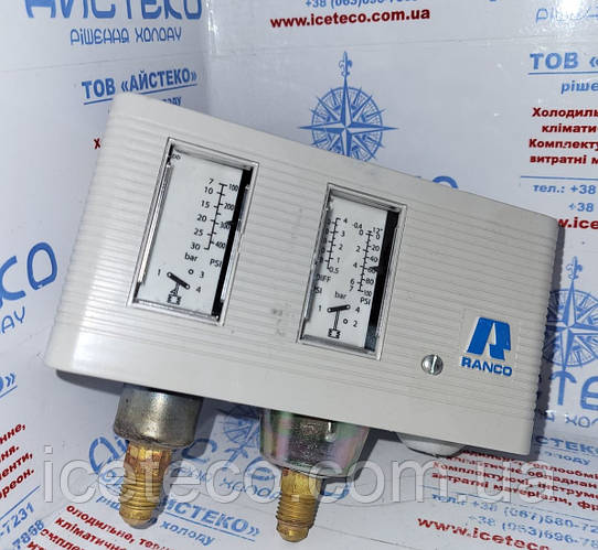 Реле давления двублочное, 017-Н4701 Ranco, LP/HP автовозврат (ID ...