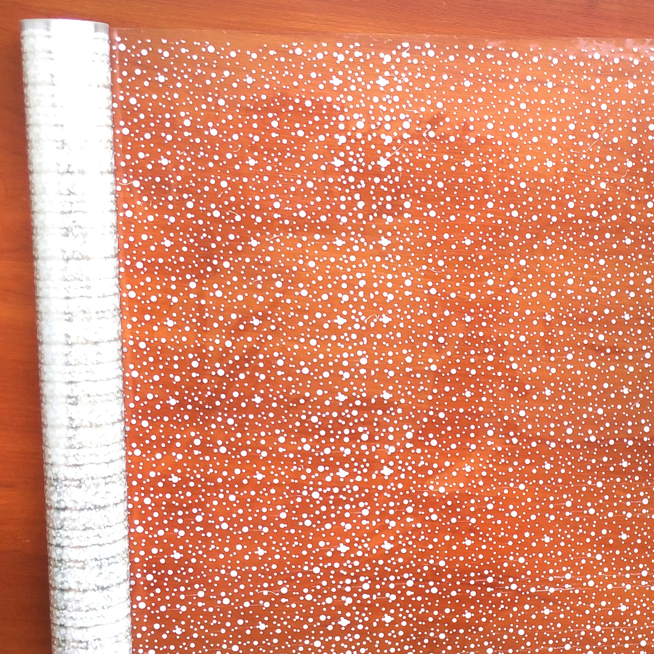 Плівка з малюнком "Горох" білий (60 см, 400 г), фото 1