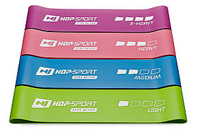 Набір резинок для фітнесу Hop-Sport 600x75мм HS-L675RL