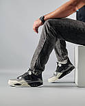 Чоловічі зимові кросівки Nike Air Jordan 4 Retro Fleece Termo на флісі теплі сірі термо. Живе фото. топ, фото 9