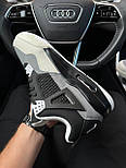 Чоловічі зимові кросівки Nike Air Jordan 4 Retro Fleece Termo на флісі теплі сірі термо. Живе фото. топ, фото 4