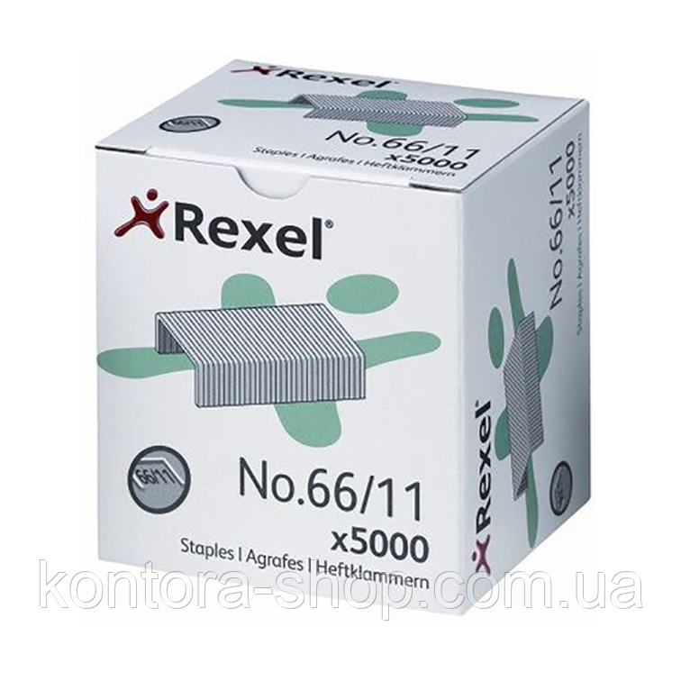 Скоби REXEL NO.66/11 STAPLES STAPLES (5000 шт.)