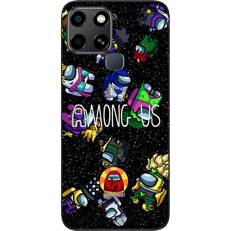 Силіконовий чохол Case для Infinix Smart 6 з картинкою Among Us В космосі, фото 1