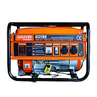 Генератор бензиновый GE2200 2кВт 1ф розетка 2х16А (Qazar Energy)