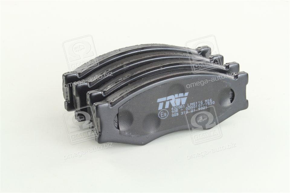 Колодка гальм. диск. NISSAN передн. (вир-во TRW) GDB318 UA59, фото 1