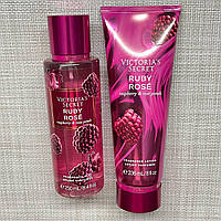 Мист и лосьон для тела Victoria's Secret Ruby Rose