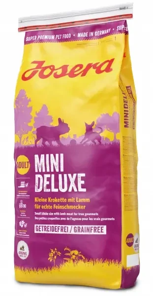 Сухий корм для дорослих собак маленьких порід з чутливим травленням Josera Mini Deluxe з ягнятком 15 кг