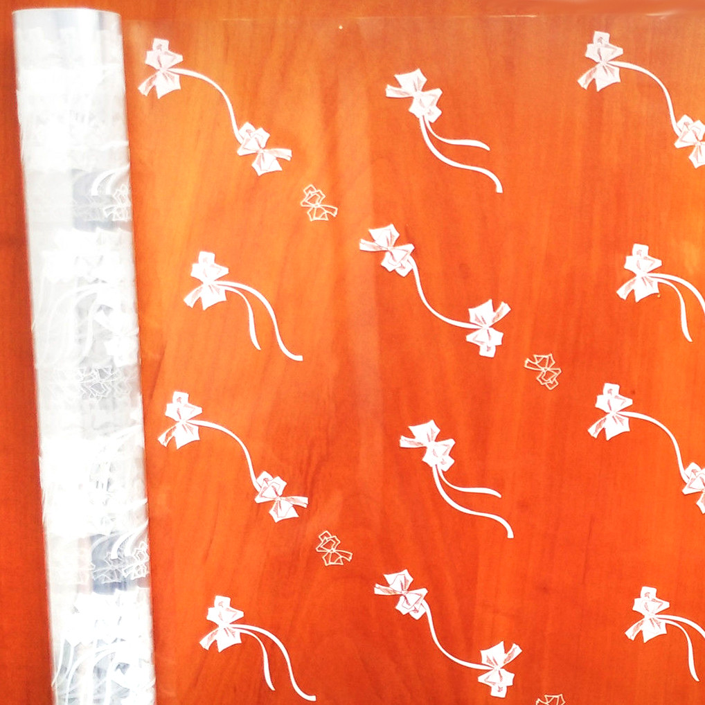 Плівка з малюнком "Банти" білі (60 см, 400 г), фото 1