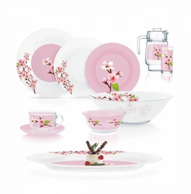 Сервіз столовий 46 предметів Luminarc Rose Garden Q0926