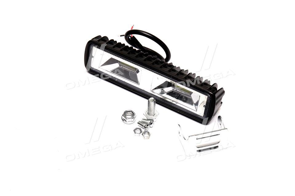 Фара LED прямокутна (chip COB) 48W 6000K (2 диоди) (15см х 4см х 4см) алюм. корп. ДК> DK 3724 UA59, фото 1