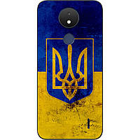 Силиконовый чехол Case для Nokia C21 с картинкой Герб и флаг