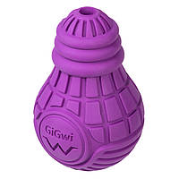 Игрушка для собак GiGwi Лампочка резиновая Bulb Rubber L 13 х 9 см Фиолетовый (2338)