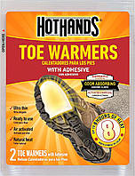 Химические грелки для ног HotHands Toe Warmers США одноразовая грелка стелька для ног - до 8 часов тепла (2шт)