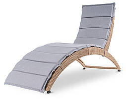 Садовий шезлонг Di Volio Ciampino бежево/сірий