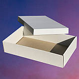 Картонна коробка для взуття 330х180х70 біла, фото 2