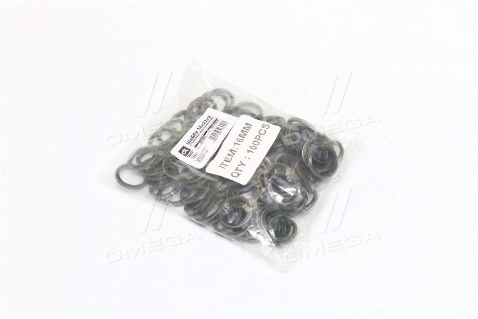 Шайба 16х22х2 з гумовим ущ. 100 шт.  DK.16222 UA59, фото 1