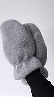 Рукавиці колір сірий