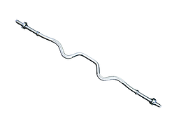 Гриф для штанги класичний Z-подібний сталевий хромований Sport Lux 1,2 м   25 мм   4,85 кг