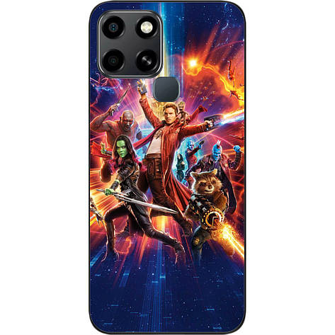Силіконовий чохол Case для Infinix Smart 6 з картинкою Стражі Галактики, фото 1
