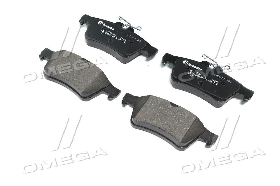 Колодка гальм. диск. FORD FOCUS MAZDA 3,5 OPEL VECTRA C, RENAULT LAGUNA задн. (вир-во BREMBO) P 59 042 UA59, фото 1