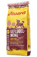 Сухой корм Josera Geflugel-Menu для собак с большим содержанием мяса курицы 15 кг