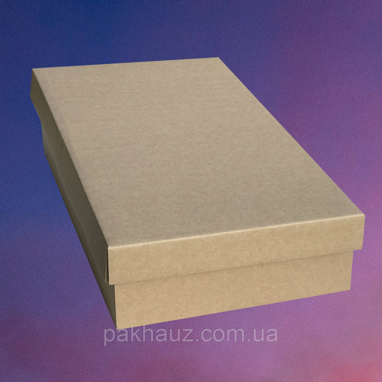 Картонна коробка для взуття 330х180х70 Крафт, фото 1