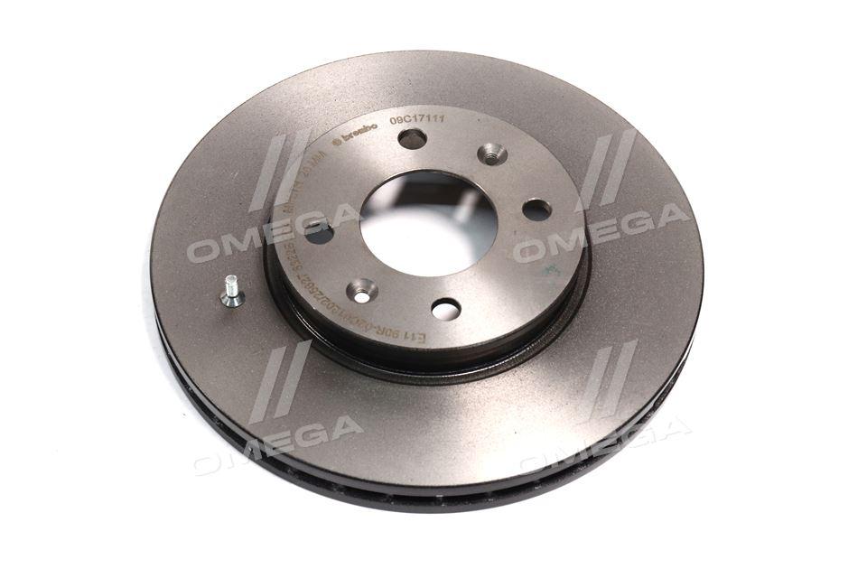 Диск гальмивний Hyundai Accent/Kia Rio 11 - передн. (вир-во BREMBO) 09.C171.11 UA59, фото 1
