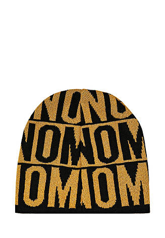 Шапка Moschino жіноча One Size Золотисто-чорний (65165-5), фото 1