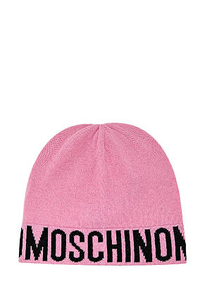Шапка Moschino жіноча One Size Рожевий (65233-8), фото 1