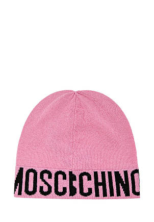 Шапка Moschino жіноча One Size Рожевий (65233-8), фото 3