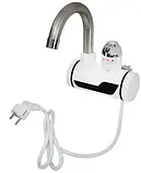 Кран - бойлер Delimano MP 5208 WATER HEATER, Проточний водонагрівач з LED екраном, бічне підключення, фото 3