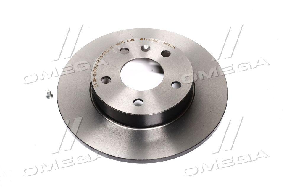 Диск гальмивний OPEL ASTRA H задн. (вир-во BREMBO) 08.7627.11 UA59, фото 1