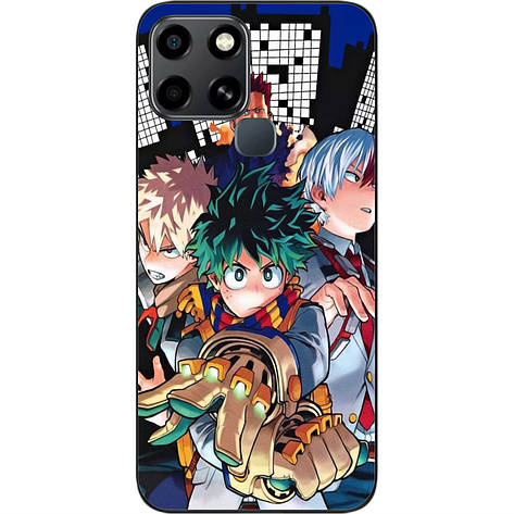 Силіконовий чохол Case для Infinix Smart 6 з картинкою My Hero Academia, фото 1