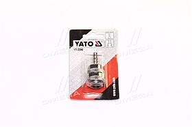 Швидкознимний наконечник до шлангу o = 6.3 мм (YATO) YT-2396 UA59